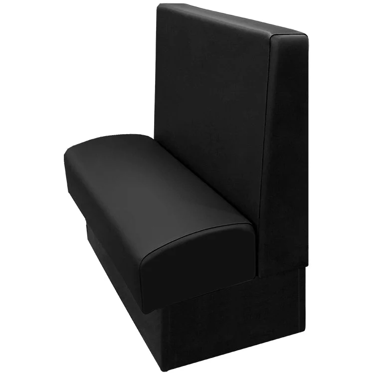 Oak Street Manufacturing Single 60" x 42" Wartburg Vinyl/Upholstered Booth
