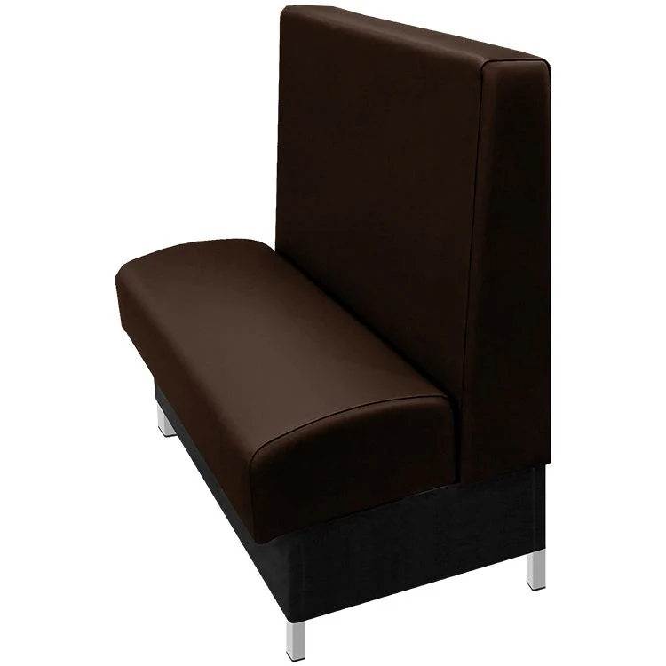 Oak Street Manufacturing Single 72" x 42" Grove Vinyl/Upholstered Booth - Image 3