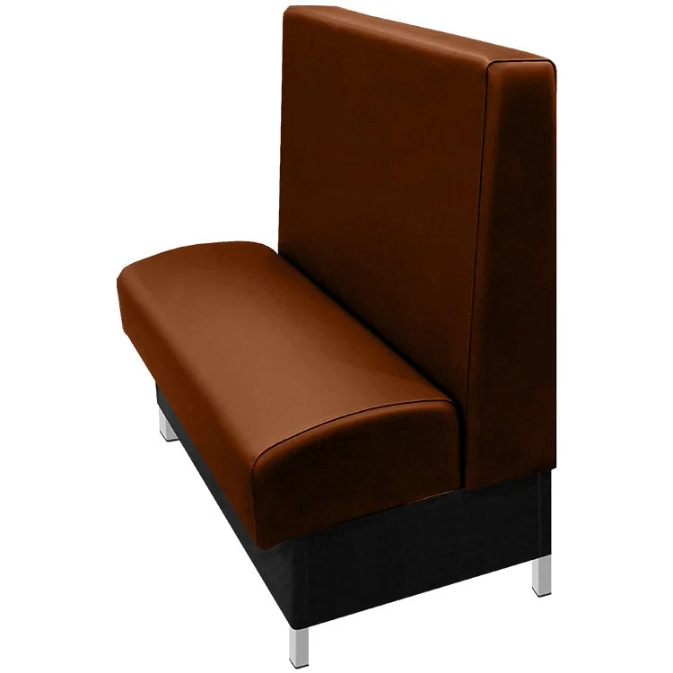 Oak Street Manufacturing Single 72" x 42" Grove Vinyl/Upholstered Booth - Image 4