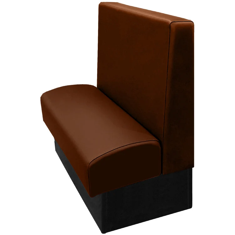 Oak Street Manufacturing Single 72" x 42" Wartburg Vinyl/Upholstered Booth - Image 4
