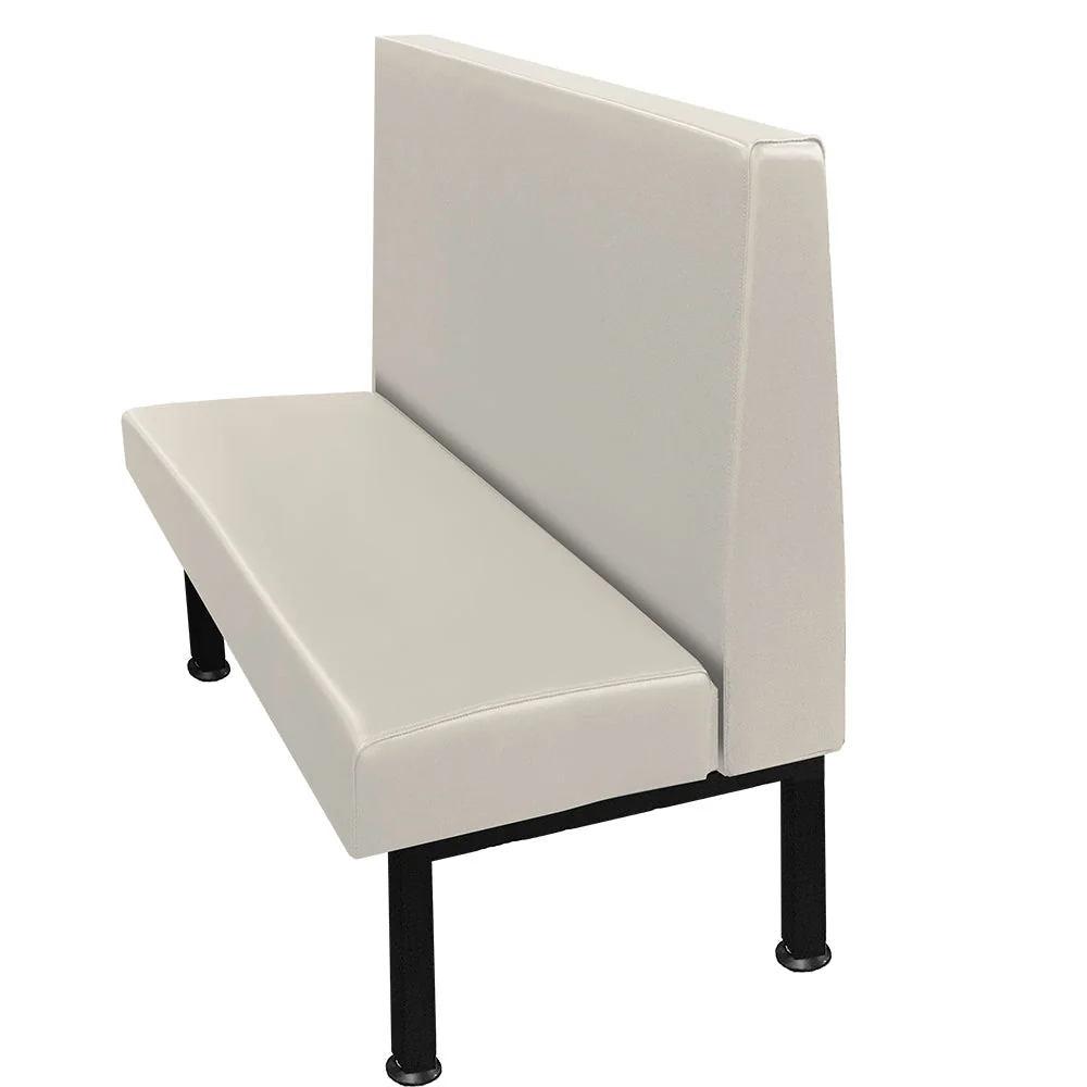 Oak Street Manufacturing Single 96" x 36" Pacific Indoor/Outdoor Vinyl/Upholstered Booth - Image 4