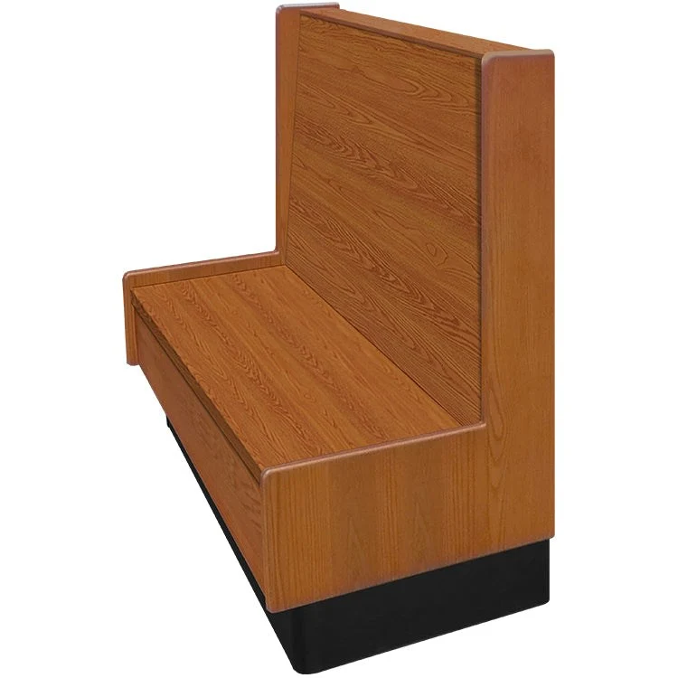 Oak Street Manufacturing Single 96" x 42" Aristocrat Wood Frame Booth - Image 2