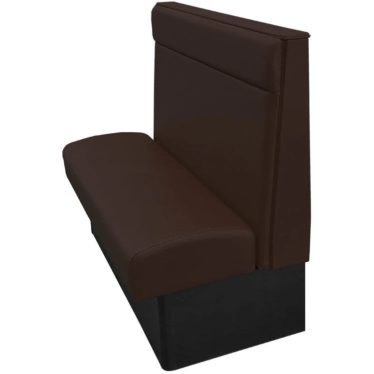 Oak Street Manufacturing Single 96" x 42" Drake Vinyl/Upholstered Booth - Image 3