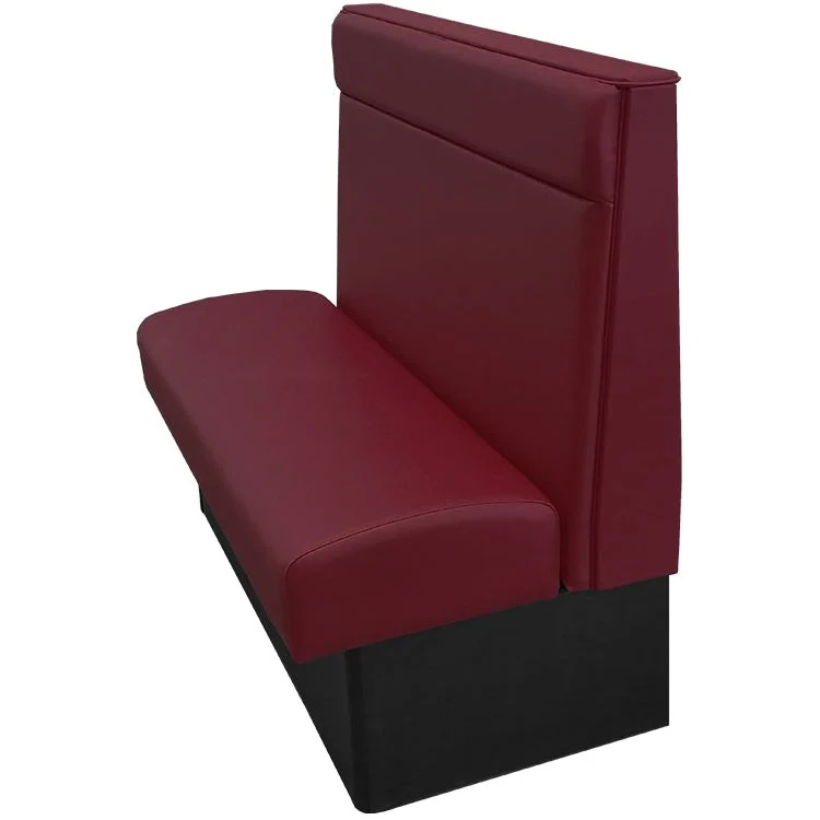 Oak Street Manufacturing Single 96" x 42" Drake Vinyl/Upholstered Booth - Image 5