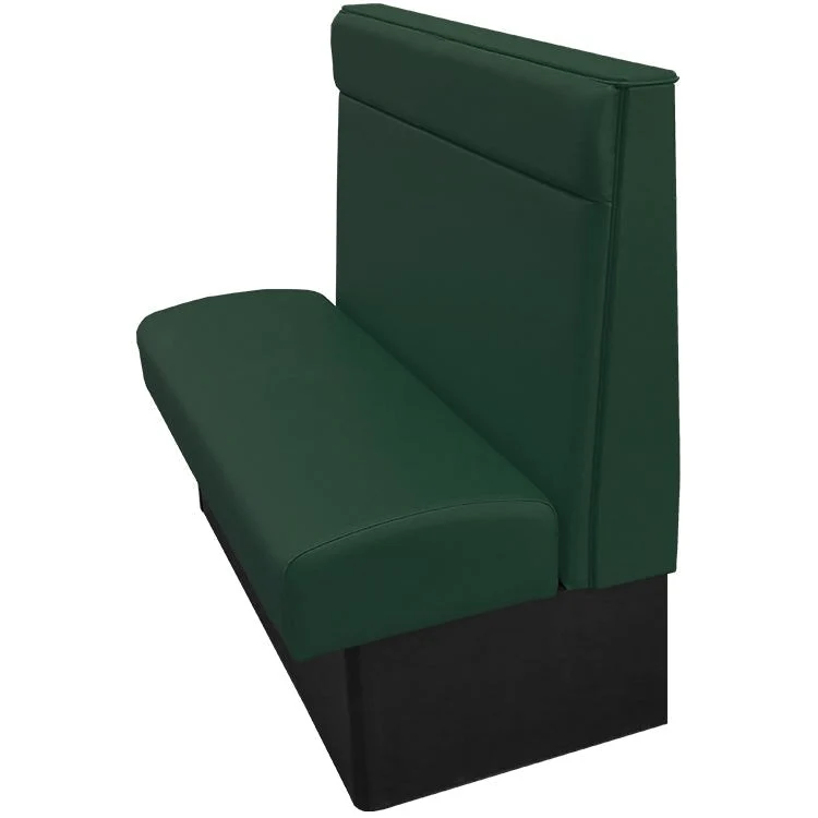 Oak Street Manufacturing Single 96" x 42" Drake Vinyl/Upholstered Booth - Image 7