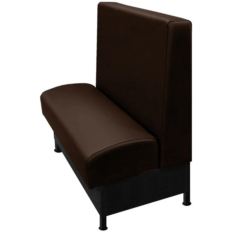 Oak Street Manufacturing Single 96" x 42" Morley Vinyl/Upholstered Booth - Image 3