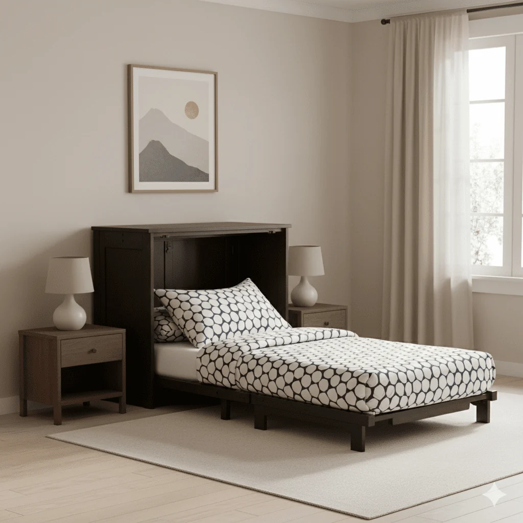 Night and Day Furniture Orion Twin/Full Murphy Cabinet Bed - Image 10