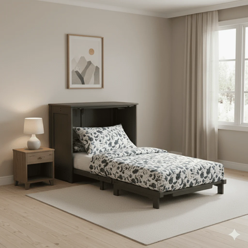 Night and Day Furniture Orion Twin/Full Murphy Cabinet Bed - Image 11