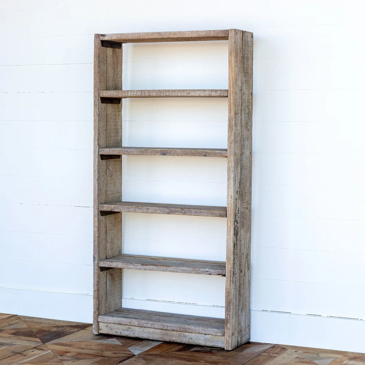 Park Hill Collection Garden Floral Potters Reclaimed Wood Shelf EDC00288 - Image 3