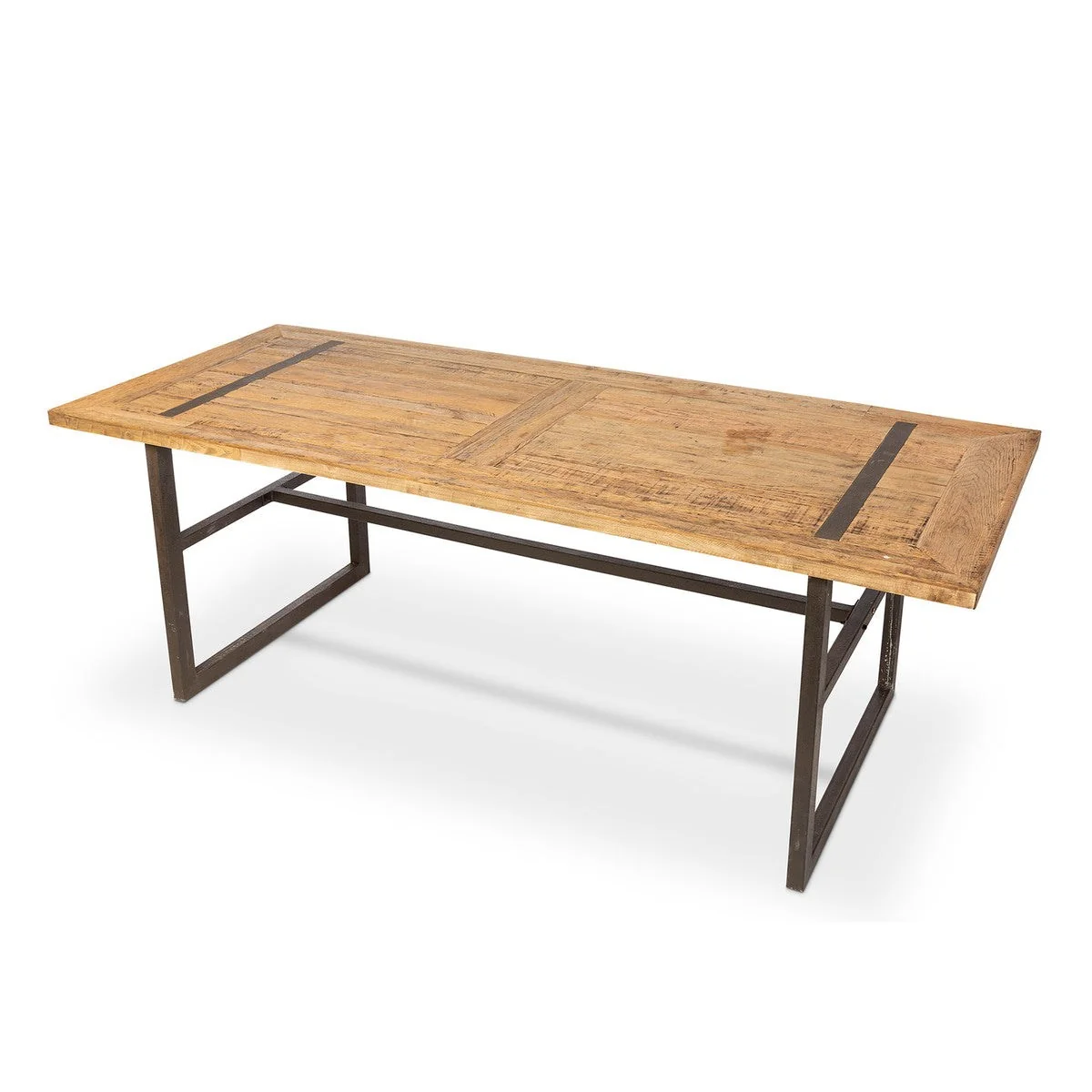 Park Hill Collection Urban Living Reclaimed Oak Gathering Table EFT81577 - Image 4