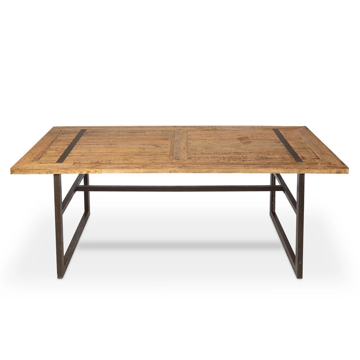 Park Hill Collection Urban Living Reclaimed Oak Gathering Table EFT81577 - Image 5