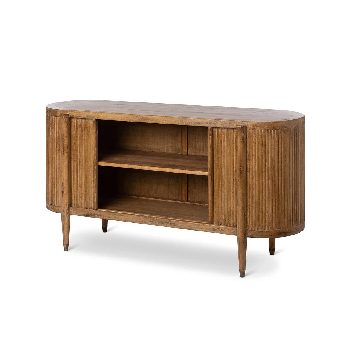 Park Hill Collections Lodge Taos Sliding Door Sideboard Console EFC20135 - Image 3