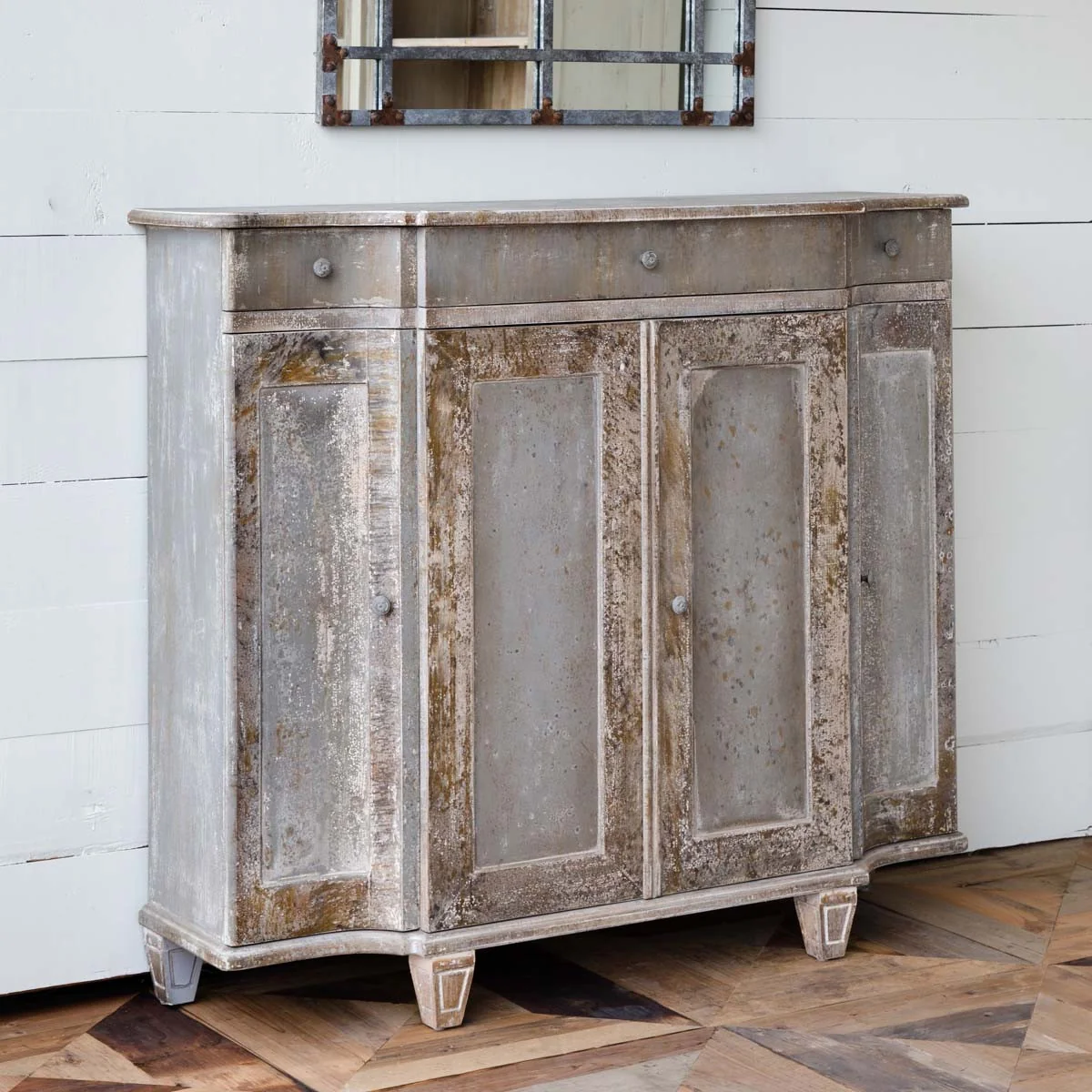 Park Hill Collection Country French Collection Aged Paint Townhouse Console EFC80890 - Image 6
