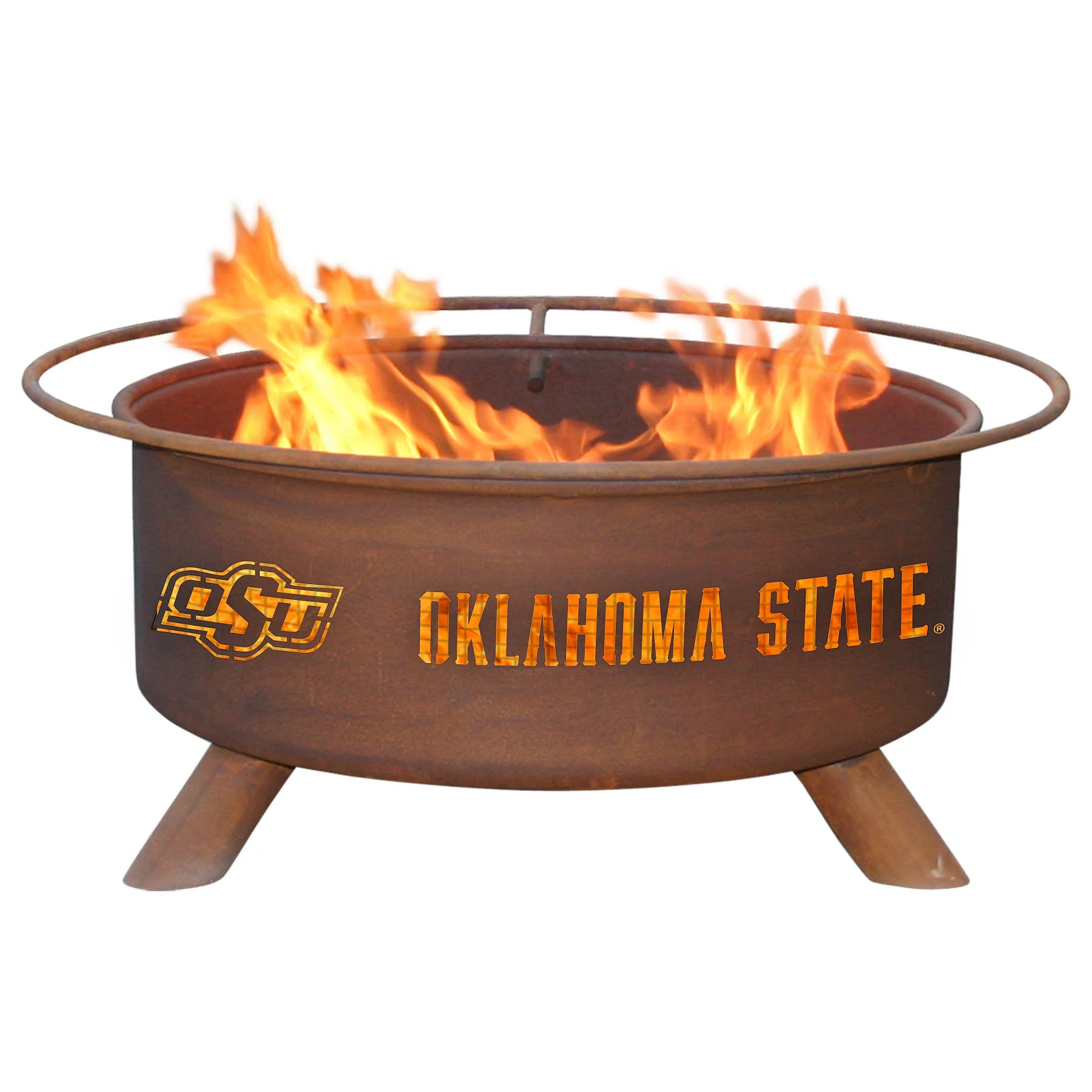Patina Products Oklahoma State Fire Pit F227 - Image 2