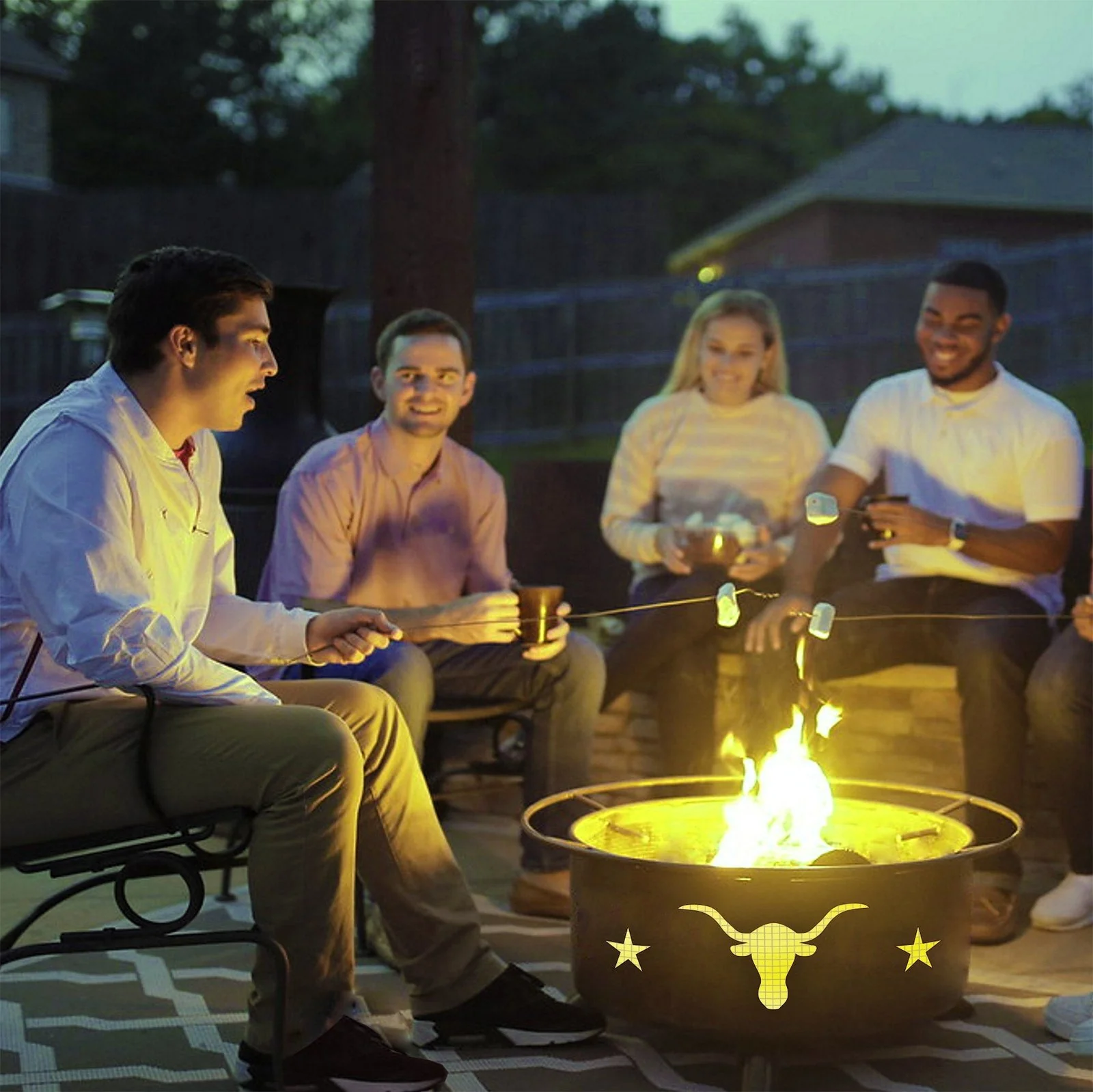 Patina Products Texas Longhorn Fire Pit F202 - Image 4