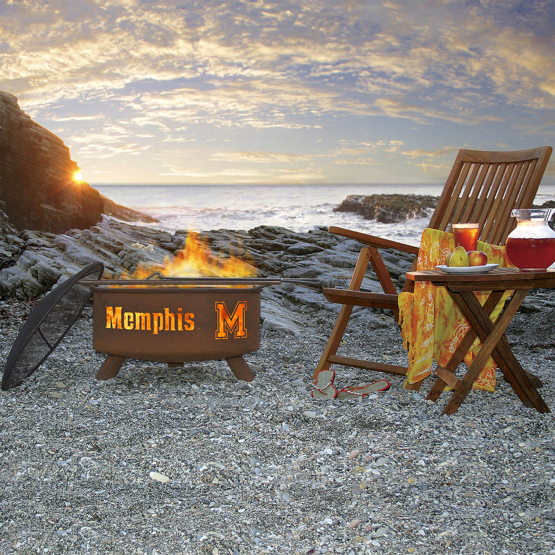 Patina Products University of Memphis Fire Pit F470 - Image 3