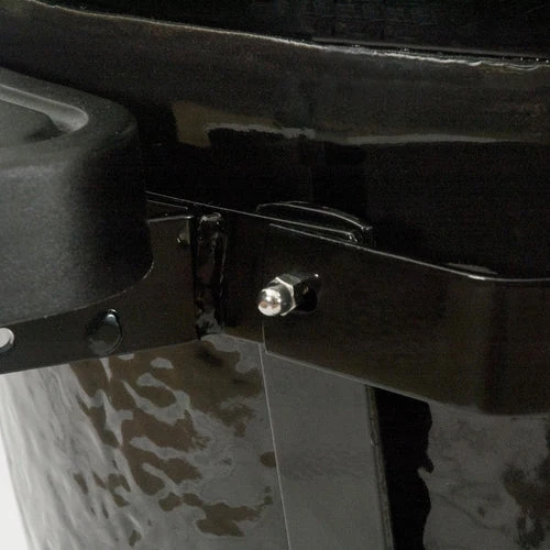 Primo All-In-One Oval Ceramic Kamado Grill With Cradle, Side Shelves, And Stainless Steel Grates - PGCXLC - Image 3
