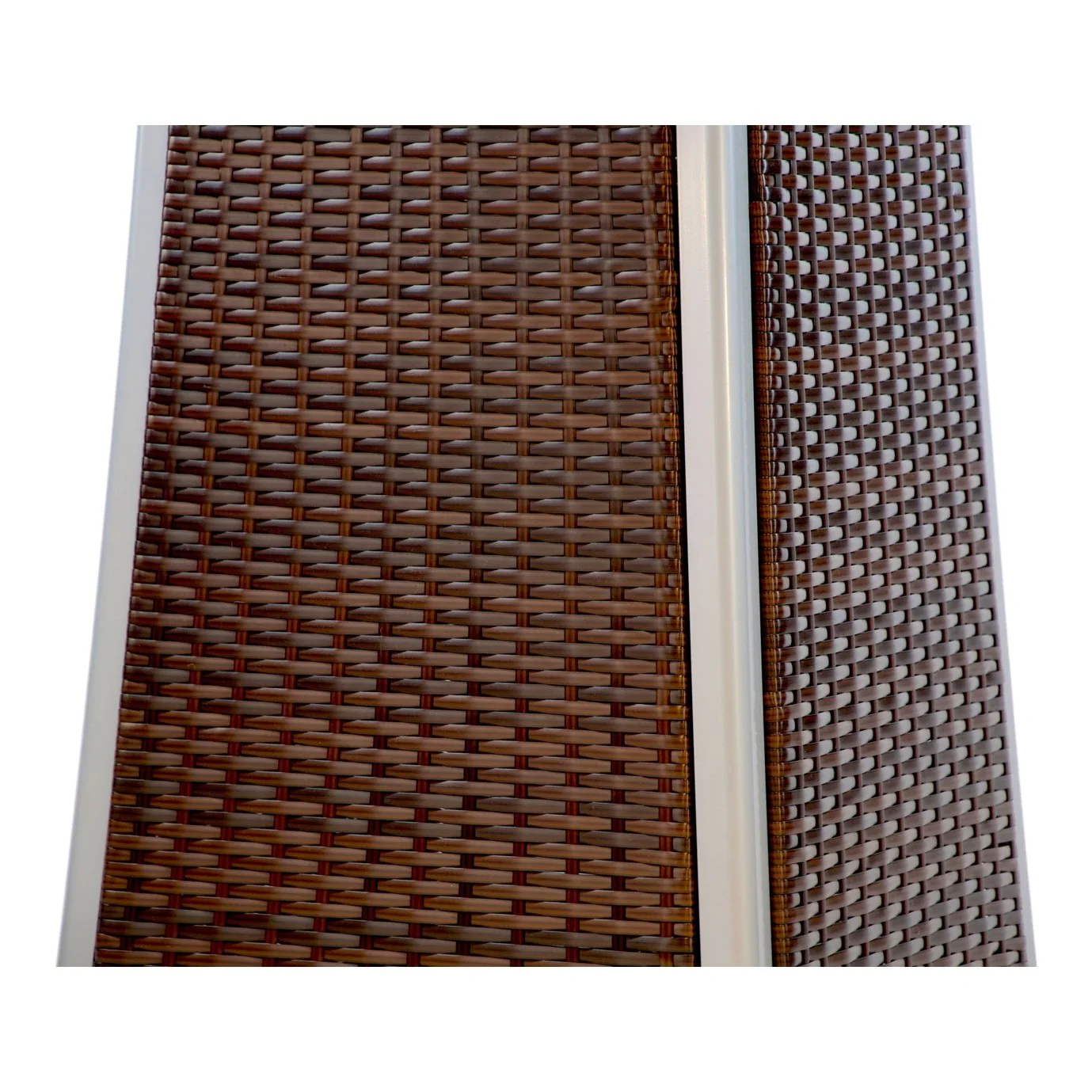 RADtec 89" Tower Flame Propane Patio Heater - Dark Brown Wicker - Image 2
