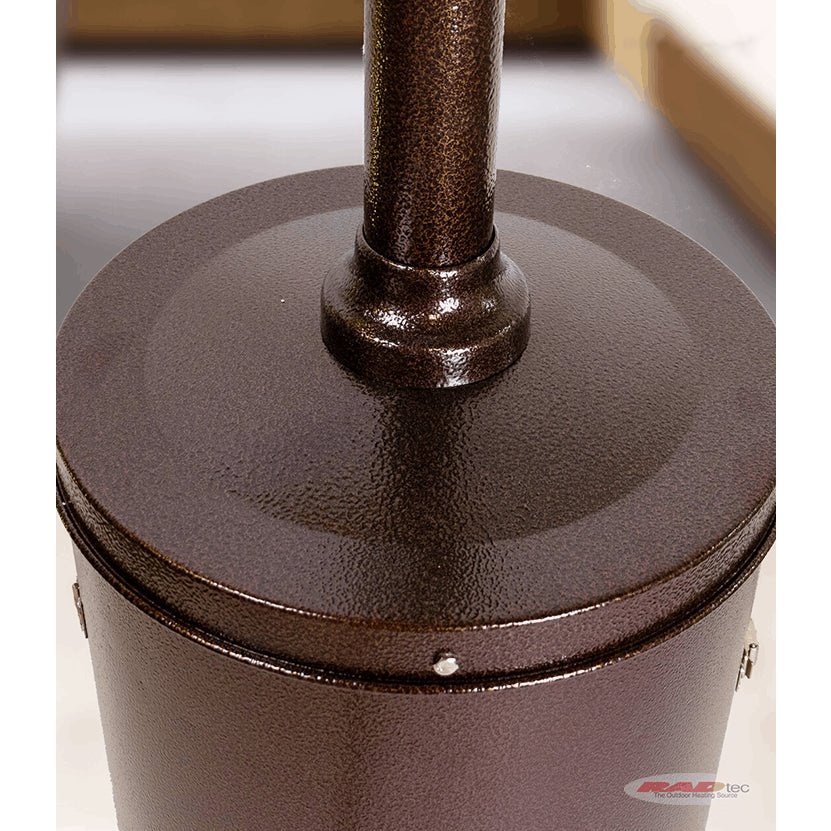 RADtec 96" Real Flame Natural Gas Patio Heater - Antique Bronze Finish - Image 5