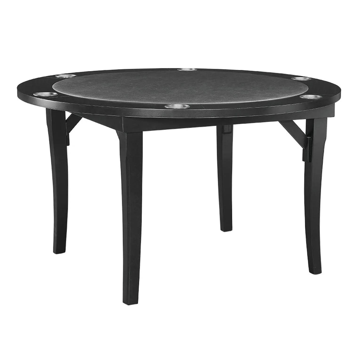 RAM Game Room 48" Folding Game Table-Black FLDGTBL BLK
