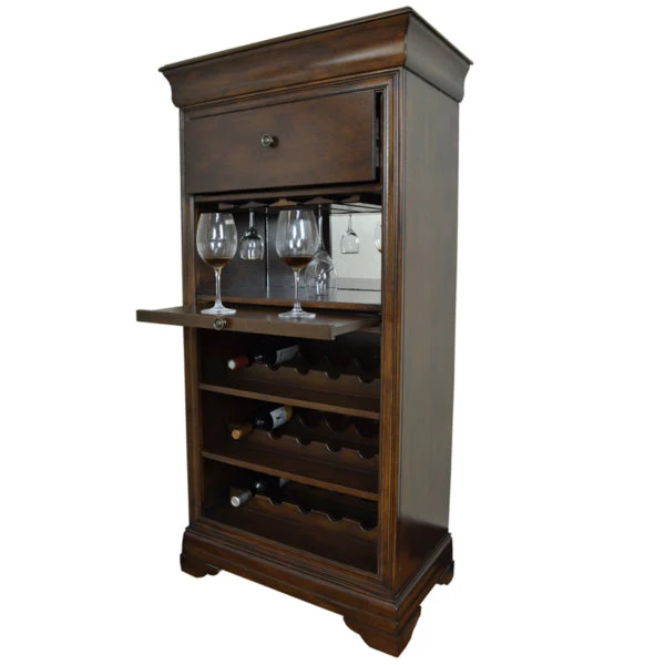 RAM Game Room Bar Cabinet With Wine Rack - Image 2