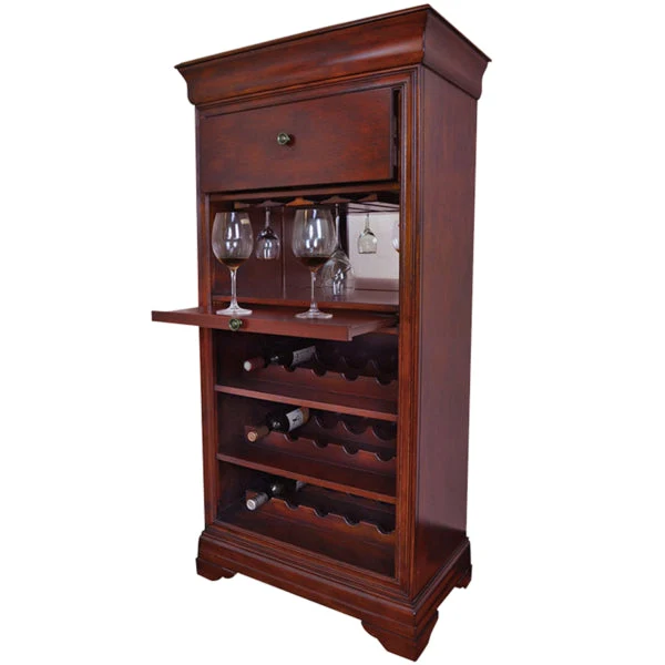 RAM Game Room Bar Cabinet With Wine Rack - Image 4