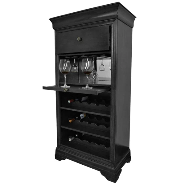 RAM Game Room Bar Cabinet With Wine Rack - Image 5