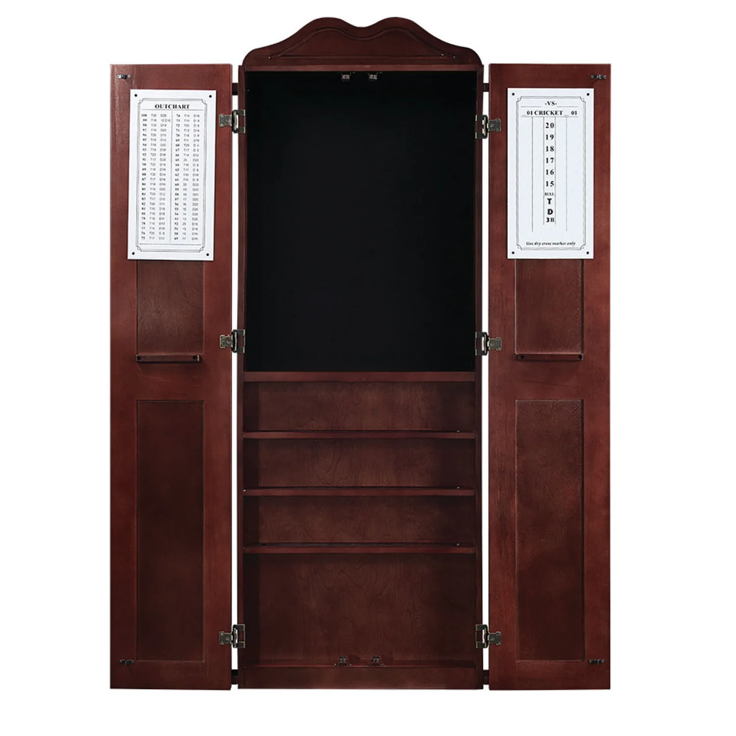 RAM Game Room Dartboard Cabinet Cue Holder - English Tudor DCAB2 ET - Image 2