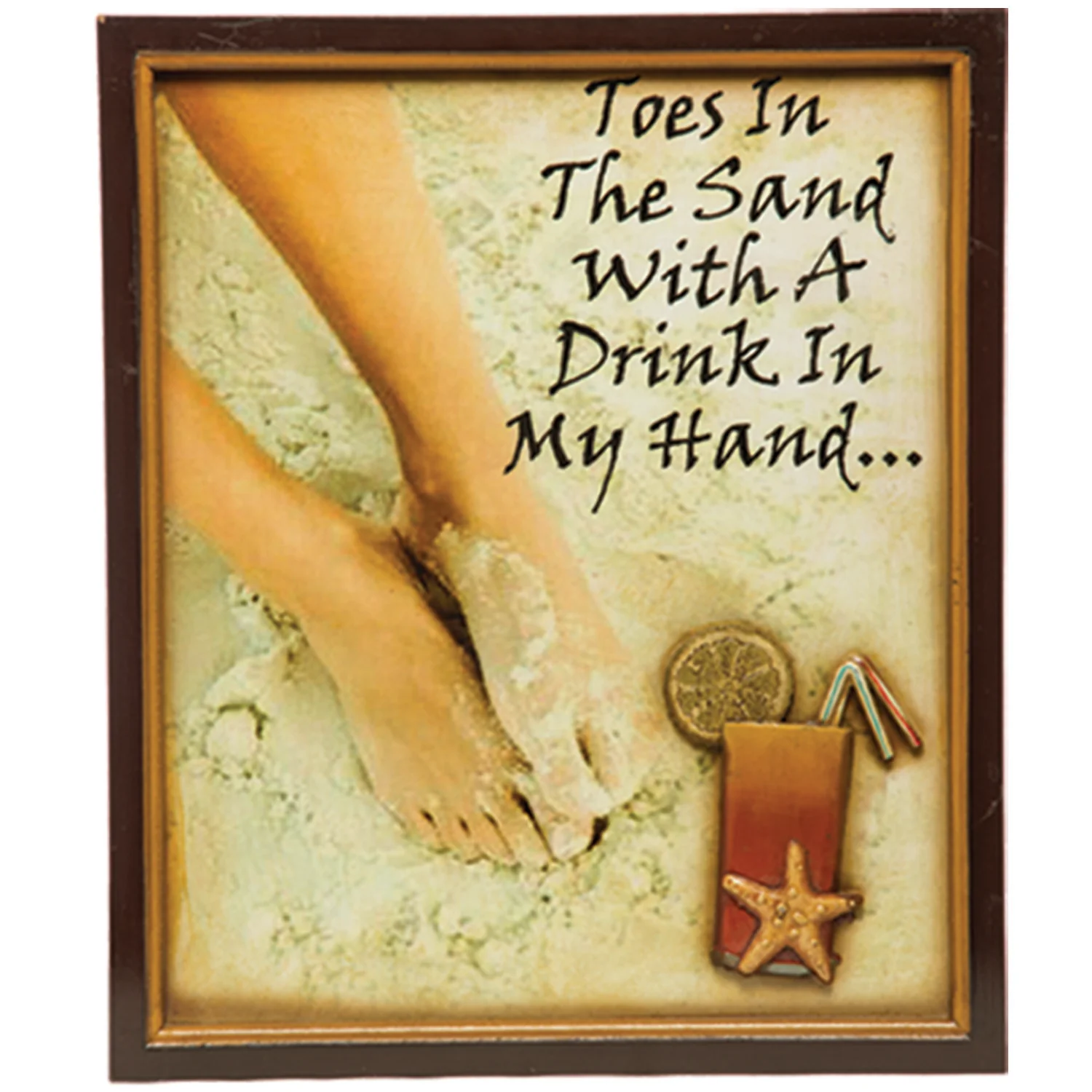 RAM Outdoor Décor Toes In The Sand ODR116