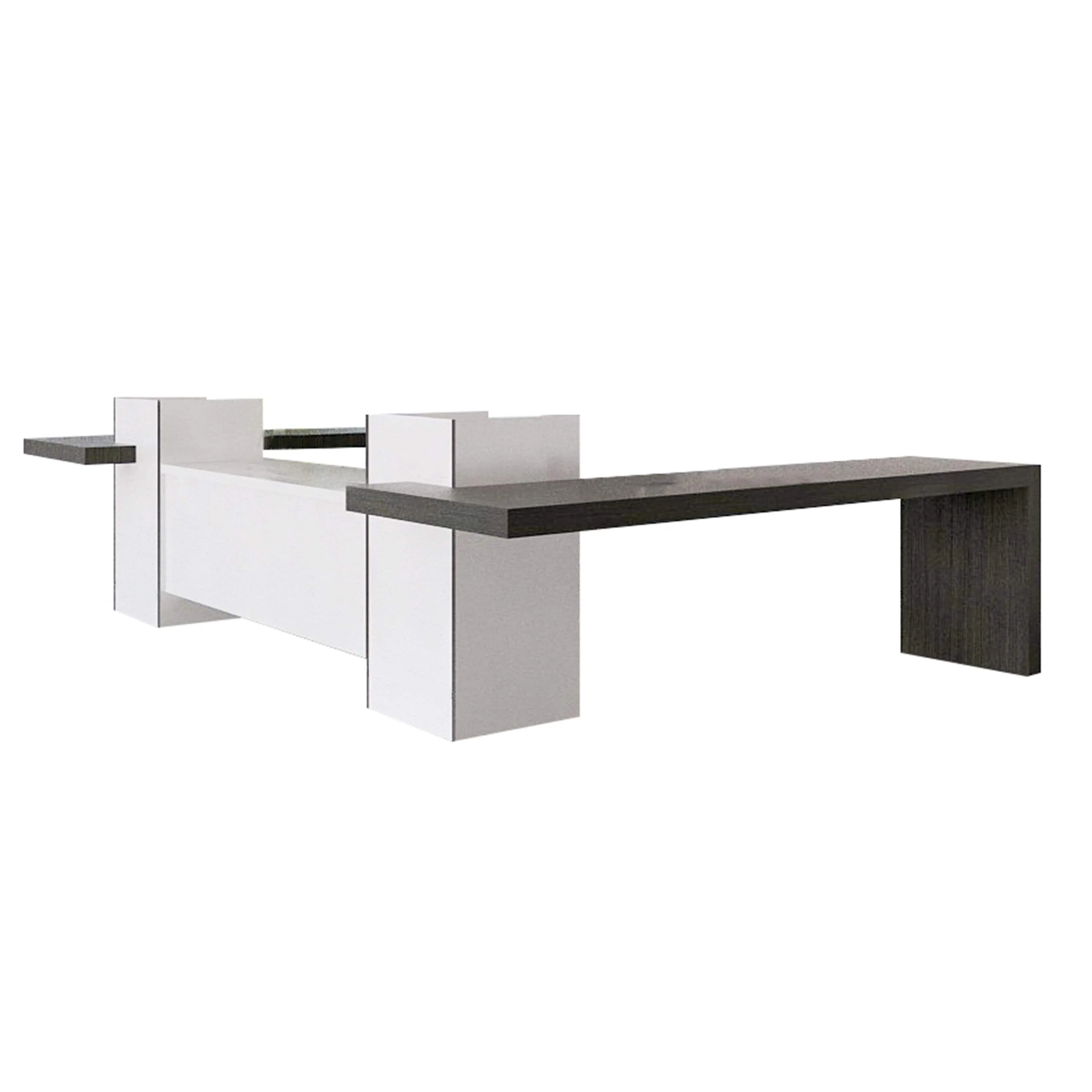 Reception Counter Solutions Alpha Deluxe Reception Desk Workstation - Image 3
