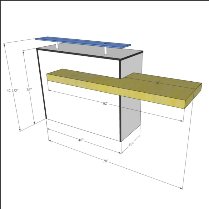 Reception Counter Solutions Onix Reception Counter - Image 2