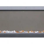 Remii Extra Slim Series Built-in Electric Fireplace with Black Steel Surround - Image 8