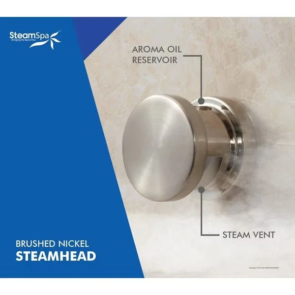 SteamSpa Royal Touch Panel Control Kit in Brushed Nickel RYTPKBN - Image 3