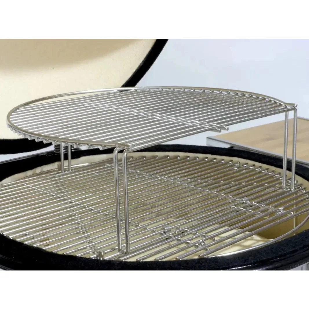 Saffire Platinum Kamado Medium Ceramic Grill and Smoker - Image 9