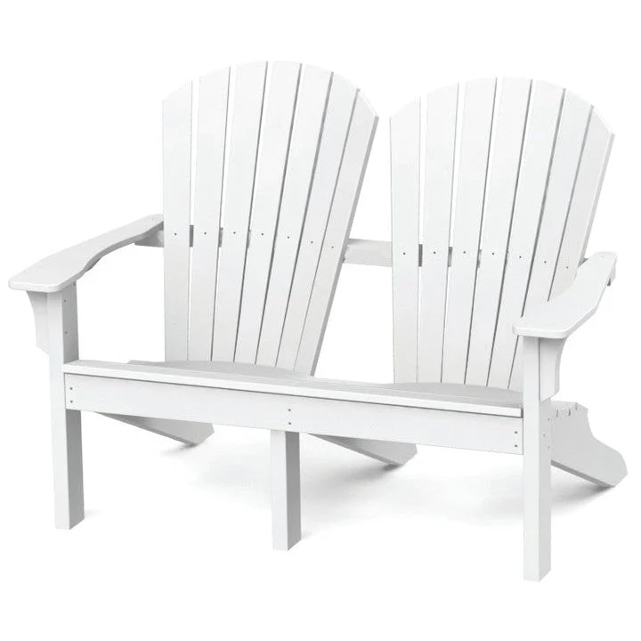 Seaside Casual Adirondack Shellback Loveseat