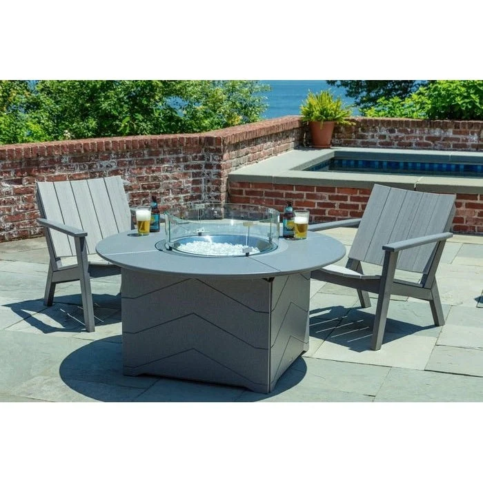 Seaside Casual Aura 50" Round Fire Table - Image 5