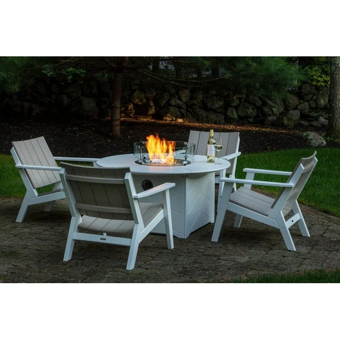 Seaside Casual Aura 50" Round Fire Table - Image 6