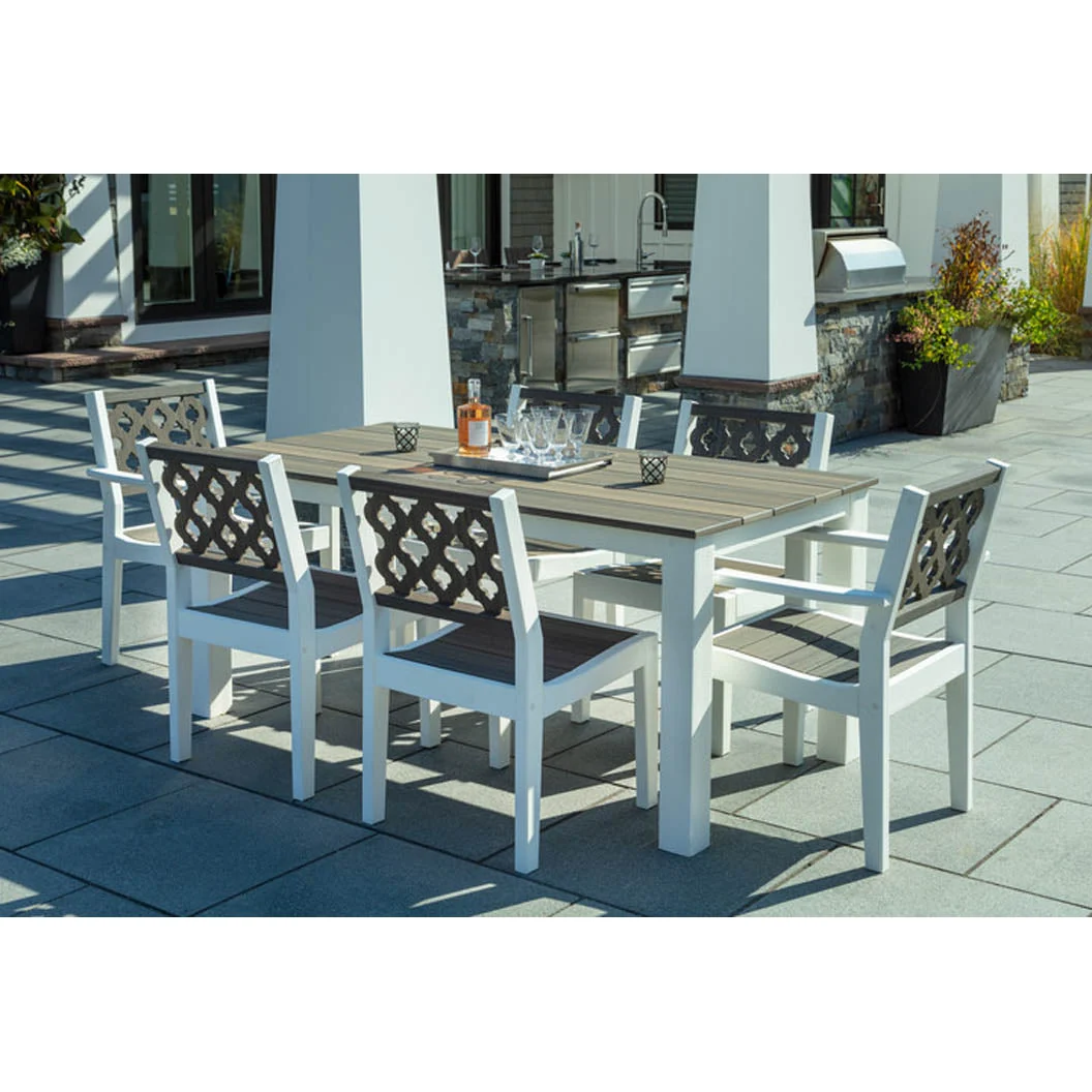 Seaside Casual Greenwich Dining Arm Chair Provencal - Image 2