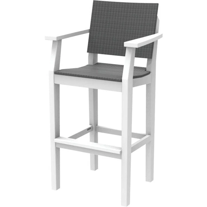 Seaside Casual Mad Bar Arm Chair Woven