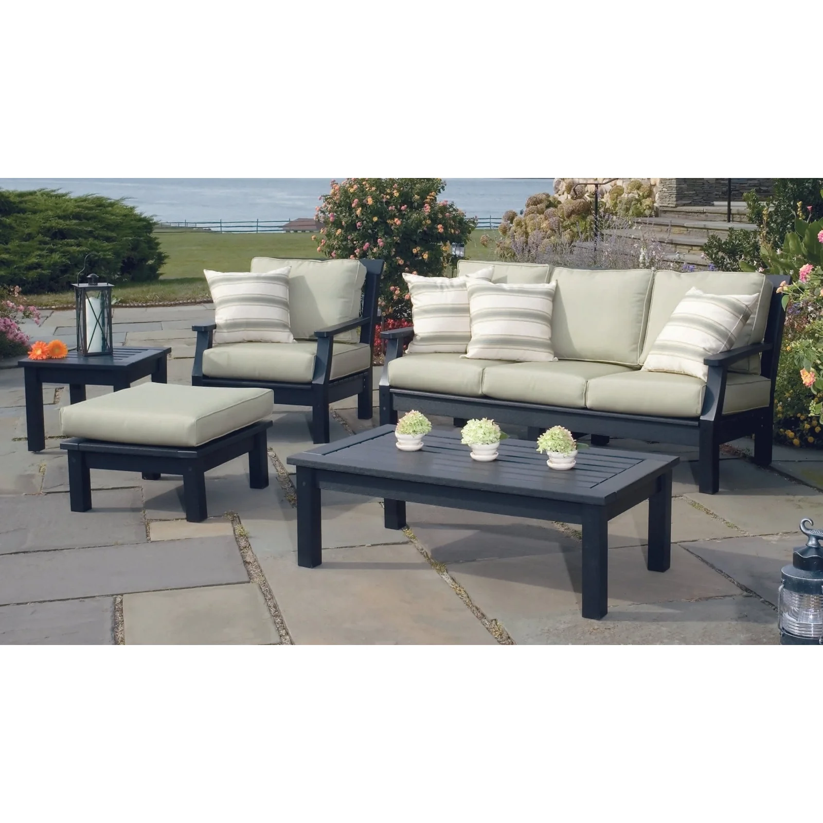 Seaside Casual Nantucket Ottoman - Image 3