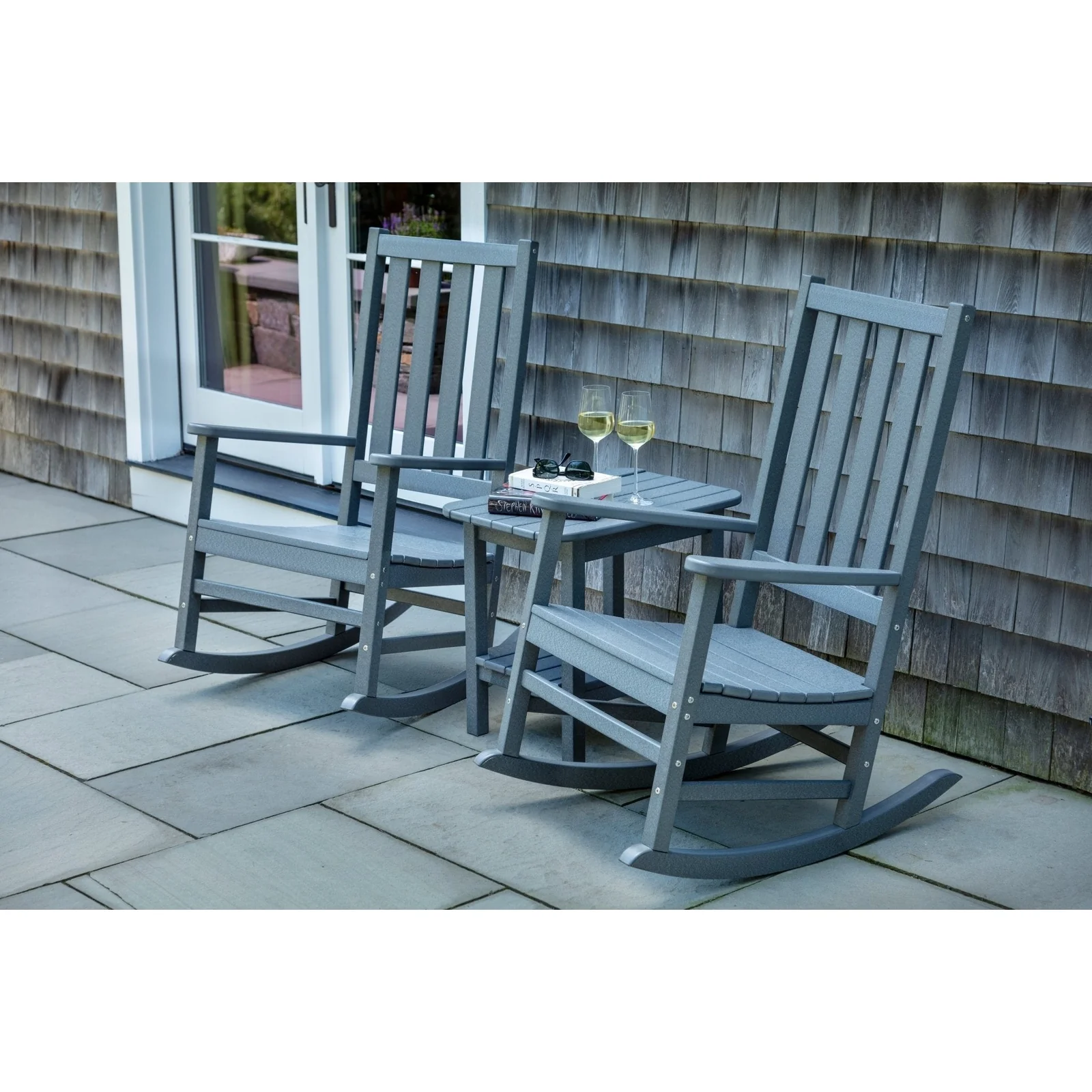 Seaside Casual Traditional Porch Rocker - Image 3