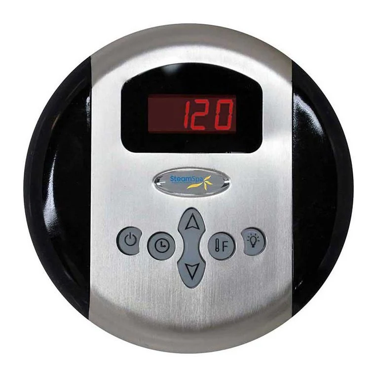SteamSpa Indulgence 10.5 KW QuickStart Acu-Steam Bath Generator Package in Polished Chrome IN1050CH - Image 2