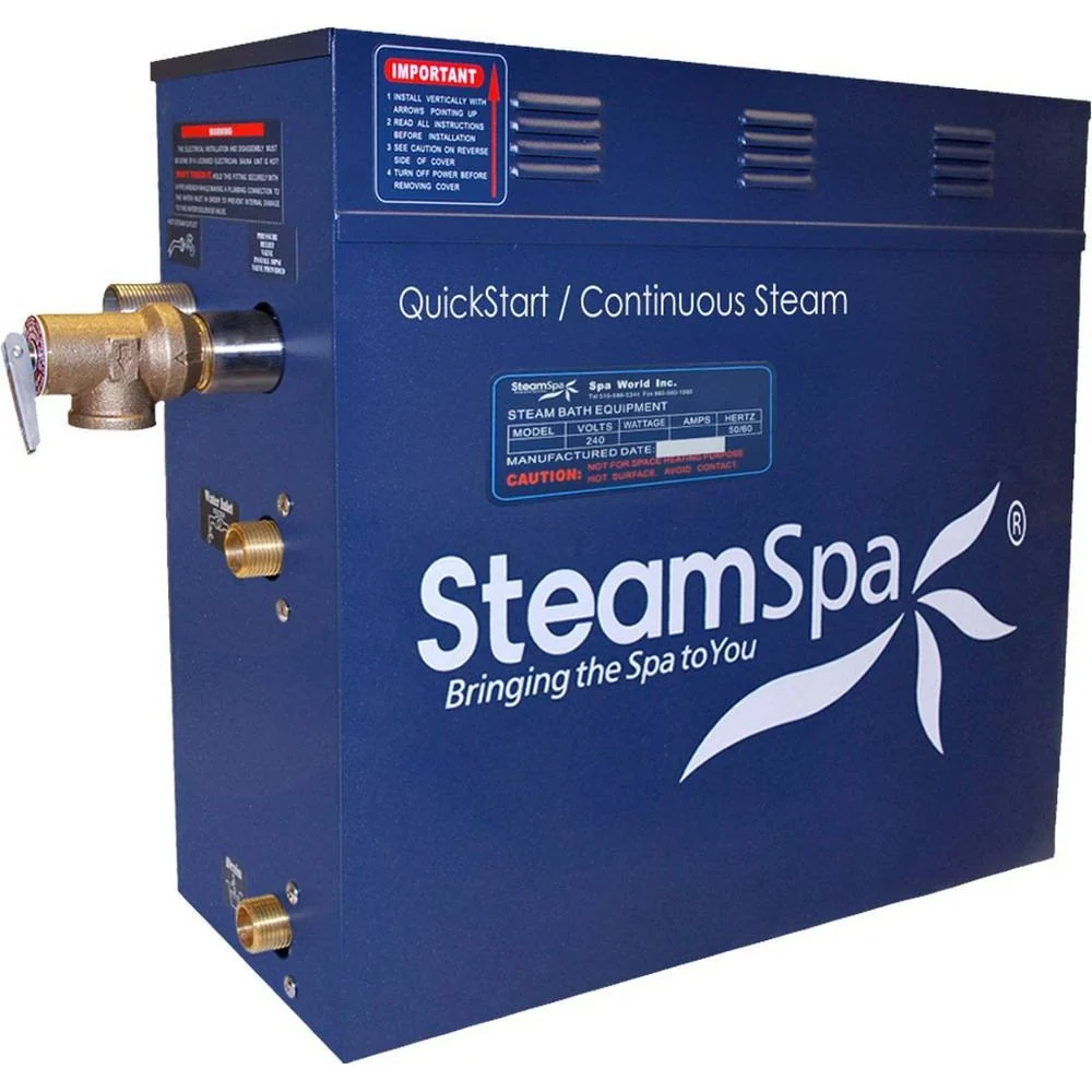 SteamSpa Royal 10.5 KW QuickStart Acu-Steam Bath Generator Package in Oil Rubbed Bronze RY1050OB - Image 7