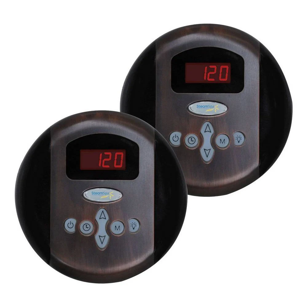 SteamSpa Royal 10.5 KW QuickStart Acu-Steam Bath Generator Package with Built-in Auto Drain in Oil Rubbed Bronze - Image 2