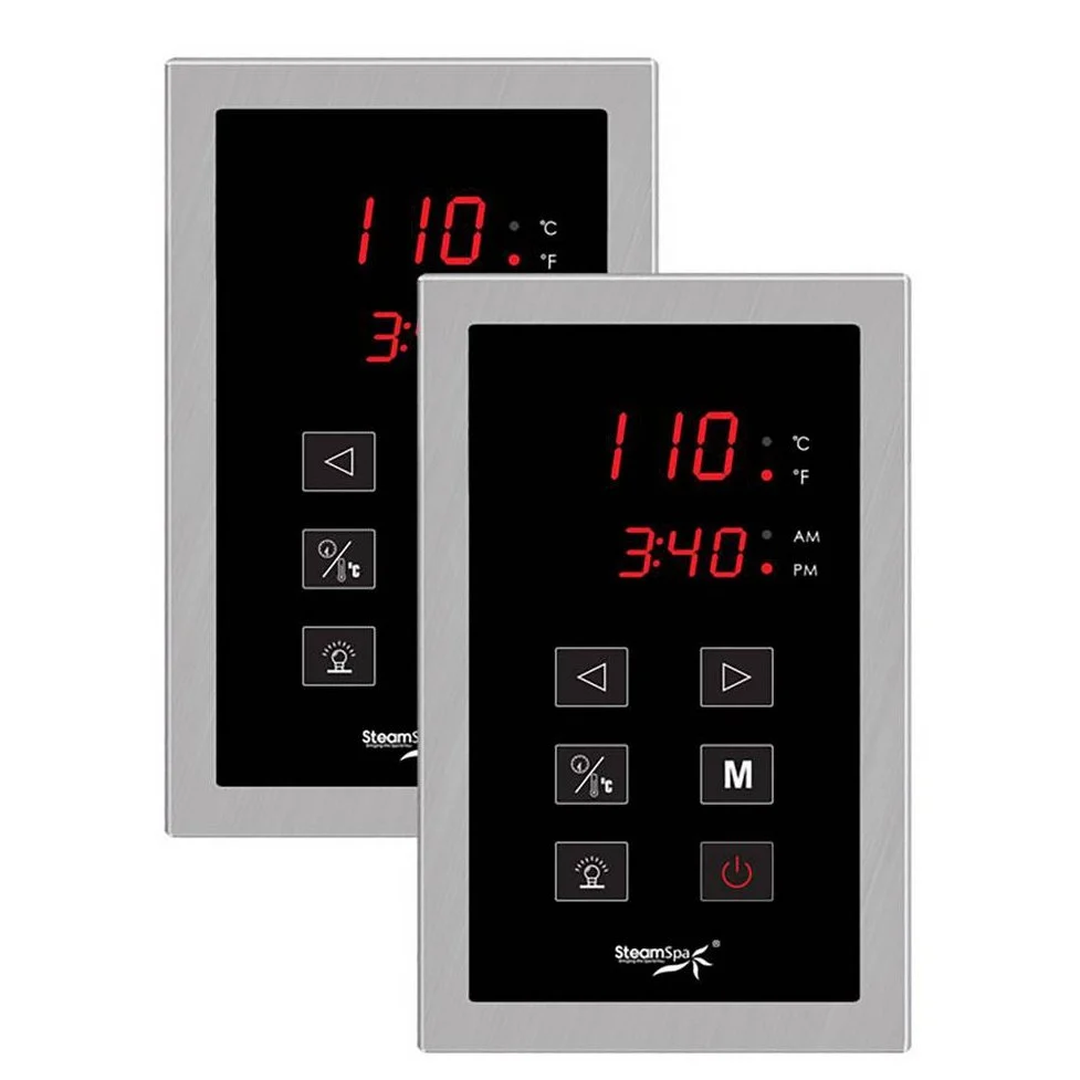 SteamSpa Royal 9 KW QuickStart Acu-Steam Bath Generator Package in Brushed Nickel RYT900BN - Image 2