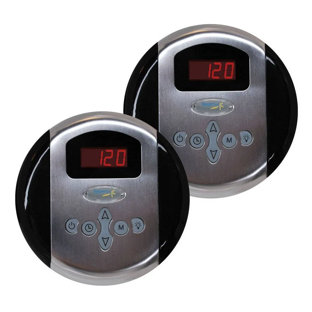 SteamSpa Royal Control Kit in Brushed Nickel RYPKBN - Image 2