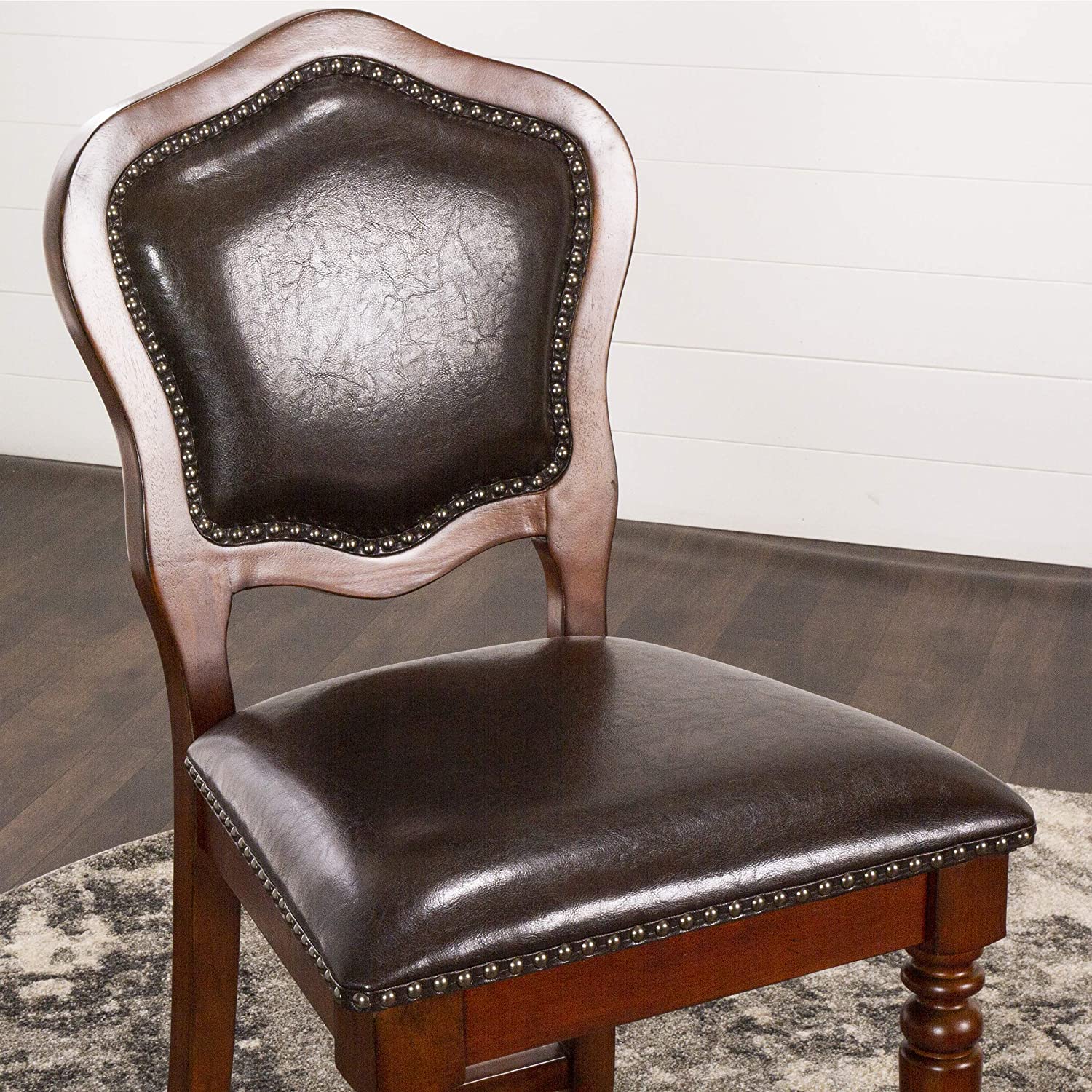 Sunset Trading Bellagio Upholstered Barstools with Backs - Image 5