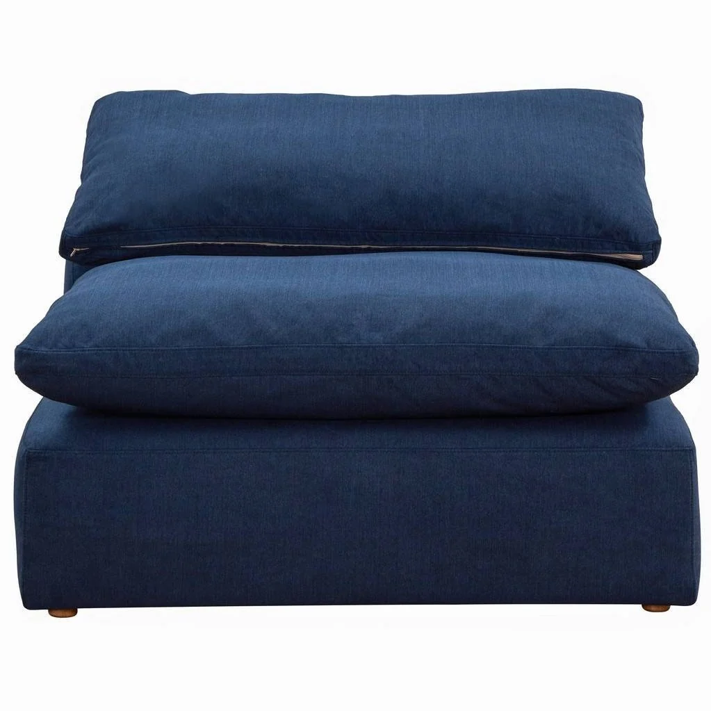 Sunset Trading Cloud Puff 3 Piece 132" Wide Slipcovered Modular Sectional Sofa - Image 4