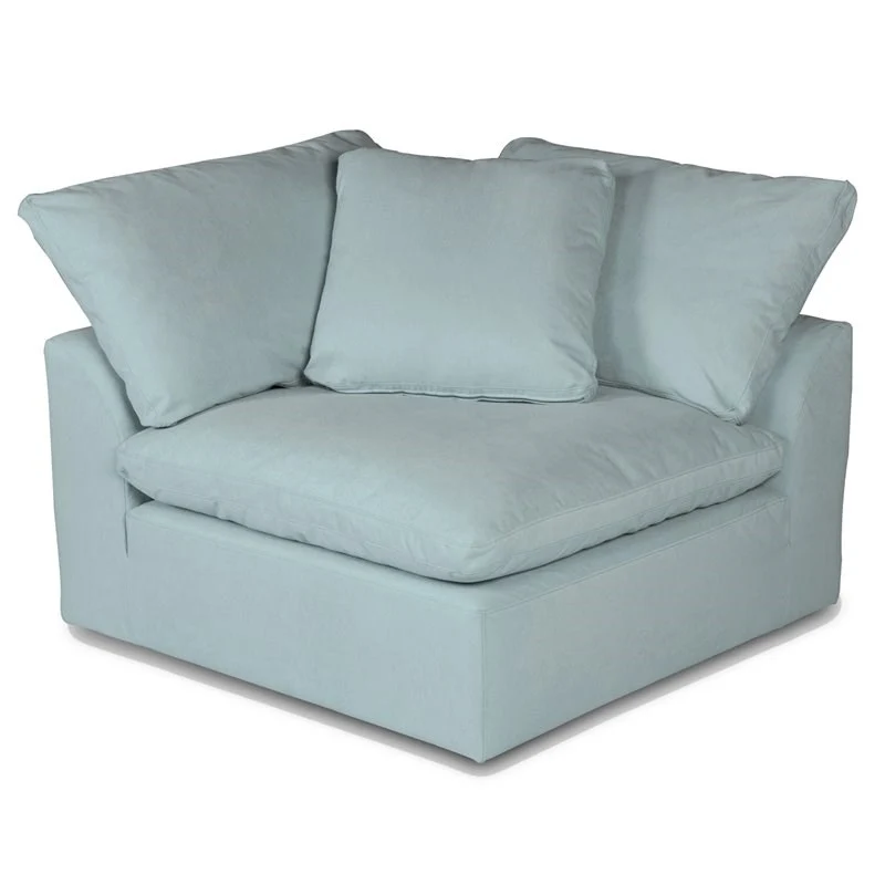 Sunset Trading Cloud Puff 3 Piece 132" Wide Slipcovered Modular Sectional Sofa - Image 2