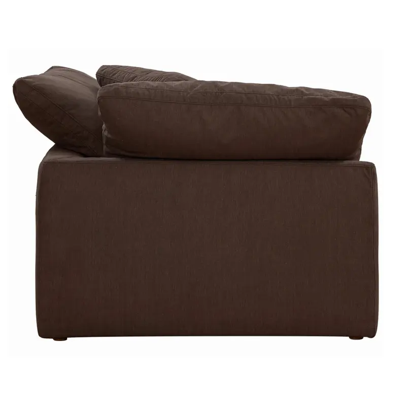 Sunset Trading Cloud Puff 3 Piece 88" Wide Slipcovered Modular Sectional Small L Shaped Sofa - Image 6